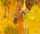 Angel Trumpet, Yellow, Acrylic on canvas, 4”x4”